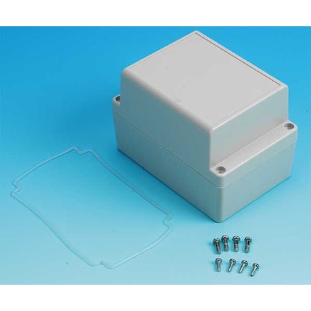 Box Enclosures Electrical Enclosures, 4.9 in H, 3.4 in D, 3.4 in W, 4, Polycarbonate BEN-40P