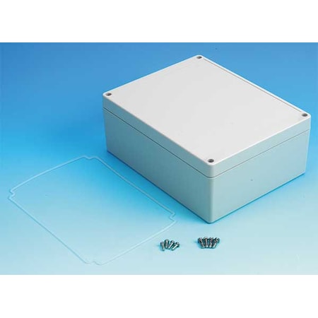 BOX ENCLOSURES Polycarbonate Enclosure, 7.32 in H, 2.95 in D, NEMA 4X BEN-80P