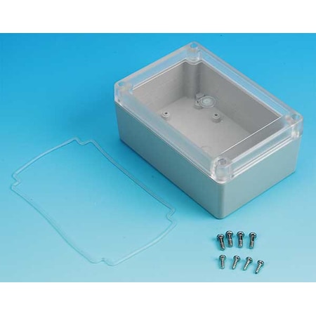 Box Enclosures Electrical Enclosures, 4.9 in H, 2.2 in D, 3.4 in W, 4, Polycarbonate BEN-30PC