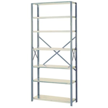 Lyon 84" Started Open Shelving, Steel DD8031SGLV