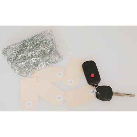 Slip-N-Grip Key Tag With 3/4 In Ring, PK1000 M-FB-P9833-13