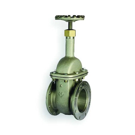 Milwaukee Valve Gate Valve, 4 In., Flange, 180 Deg F 5551-002 4"