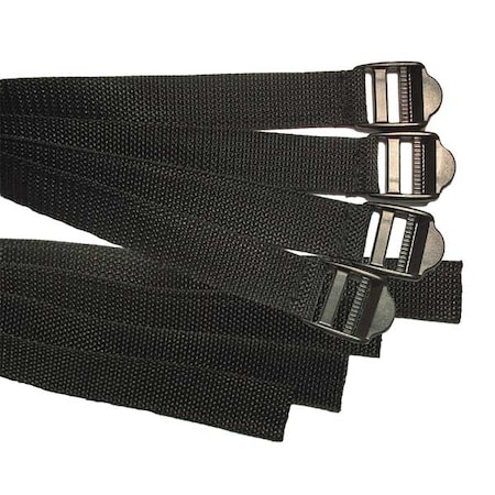 Impacto Unisex Replacement Strap, Nylon, 20" Length, Black, 24 in L x 1 in W METSTRAP