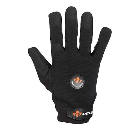 Impacto Anti-Vibration Gloves, S, Black, PR 9L417