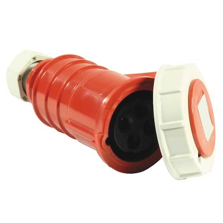 Hubbell Wiring Device-Kellems Pin and Sleeve Connector, 100A, 480V C4100C7W