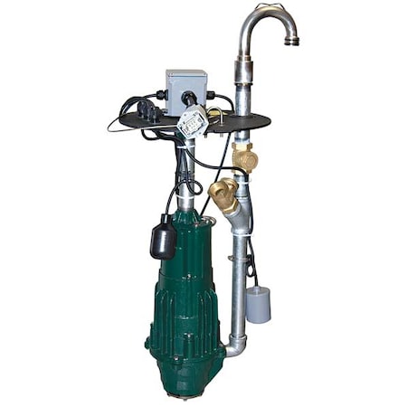 Zoeller Grinder System, Simplex, 1 HP, 230V 932-0011