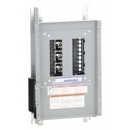Square D Panelboard Interior, QHB, QOB, QOB-VH, 18 Spaces, 100A, 120/240V AC, Convertible Main Lug, 3 Phase NQ418L1