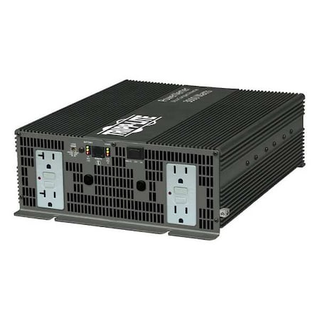 Tripp Lite Power Inverter, Modified Sine Wave, 6,000 W Peak, 3,000 W Continuous, 4 Outlets PV3000GFCI