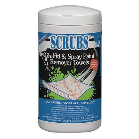 Dymon Graffiti and Paint Remover Towels 90130