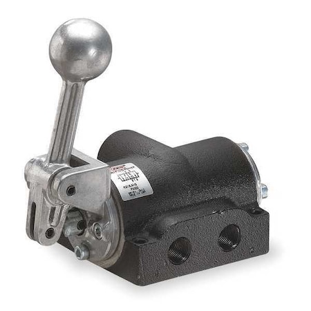 Aro Manual Air Control Valve, 4-Way, 3/8in NPT K513LM