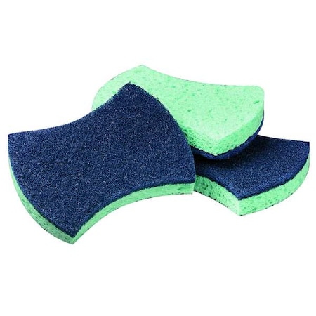 3M Scotch-Brite Scrubber Sponge, 2-7/8" L, 4-1/2"W, PK20 3000