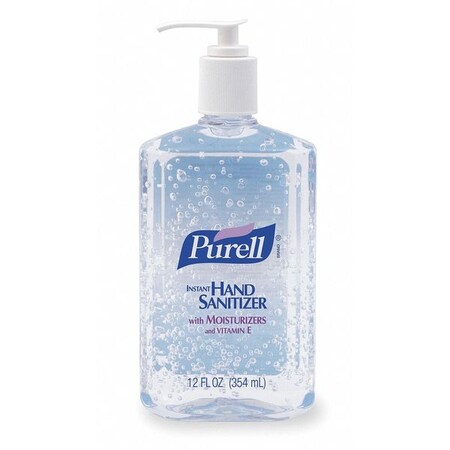 Purell Hand Sanitizer, Size 12 oz., Gel, PK12 3659-12