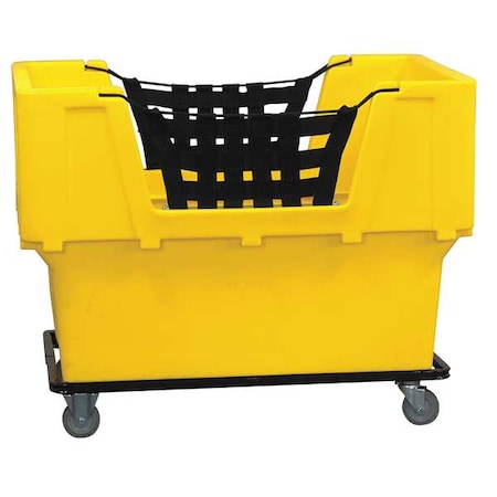 Zoro Select Material Handling Cart, Yellow N1017261-YELLOW