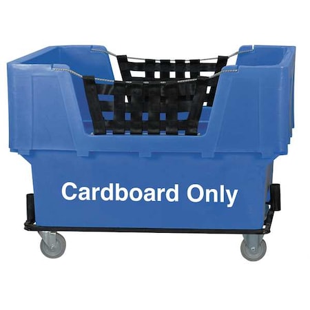 Zoro Select Matl Handling Cart, Cardboard Only, Blue N1017261-BLUE-CARDBOARD