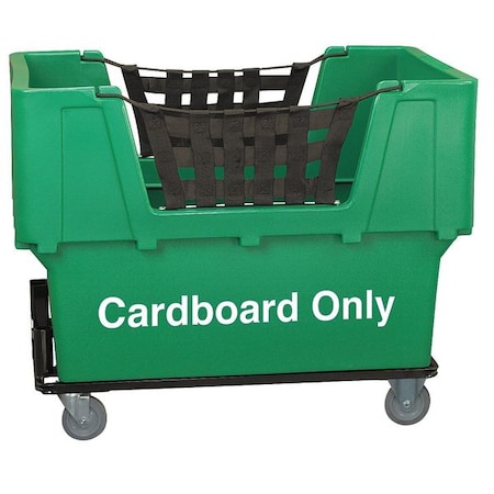 Zoro Select Matl Handling Cart, Cardboard Only, Green N1017261-GREEN-CARDBOARD