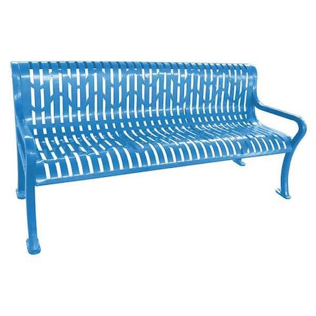 Zoro Select Outdoor Bench, 74 in. L, 33-1/4 in. H 4HUT8