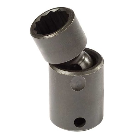 Proto 3/8 in Drive Flex Impact Socket 19 mm Size 12 pt Standard Depth, Black Oxide J77519MP
