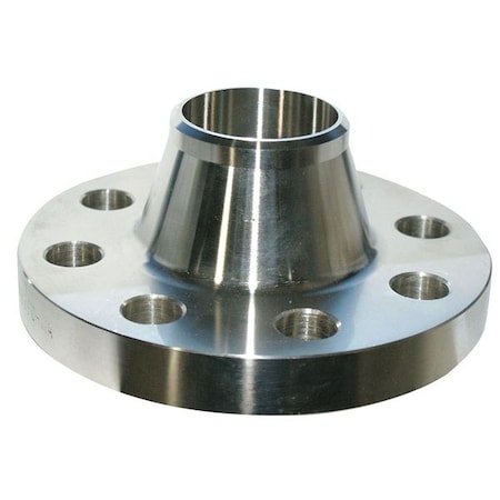 Zoro Select 1/2" Welded SS Weld Neck Flange Sch 40 4381004600