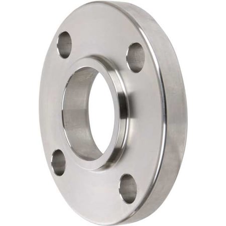 ZORO SELECT 1" Welded SS Slip-On Flange 4381002220