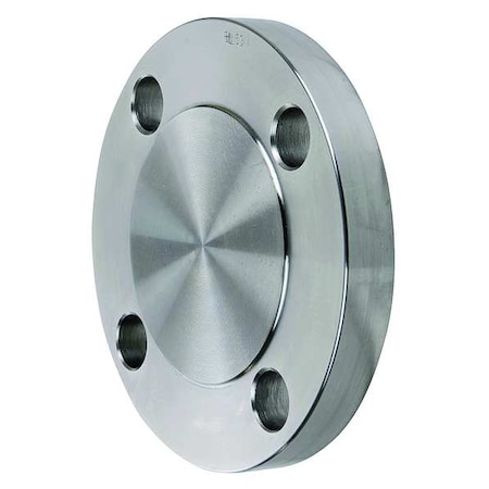 Zoro Select 4" Welded SS Blind Flange 4381003470