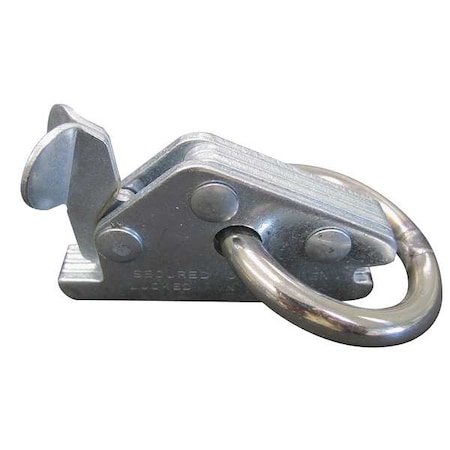 Zoro Select E-Track Ring Tie-Off, 2000 lb.WLL, PK12 4HXC6