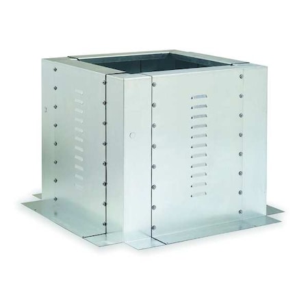 Dayton Roof Curb, 24 In High 4HX62