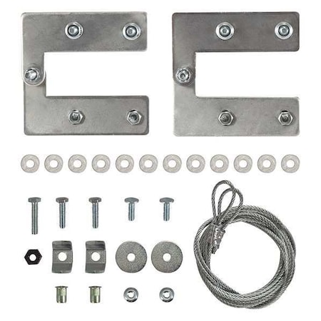 Dayton Hinge Kit, 30 in, Roof Mount 4HX79