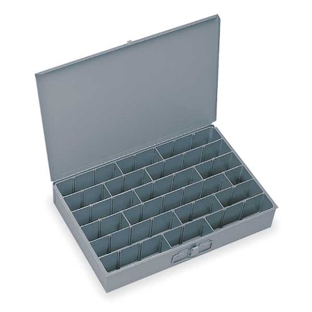 Durham Mfg Steel, 12 to 18 compartments, 12 1/2 in D x 3 1/8 in H x 18 3/8 in W 099-95-D928