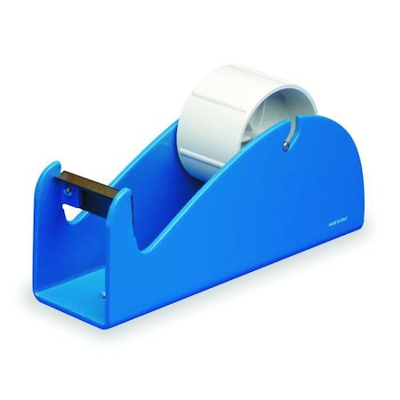 Marsh Tape Dispenser, 2 in Max. Tape Width. 5 1/2 in Tape Core Dia, Not Applicable, Steel, Blue 922