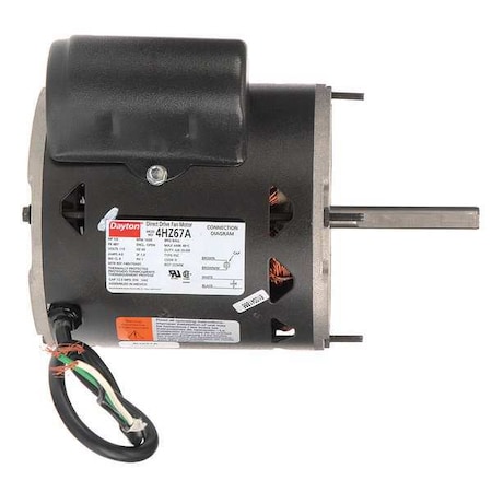 Dayton Motor, PSC, 1/3 HP, 1650 RPM, 115V, 48Y, OAO 4HZ67