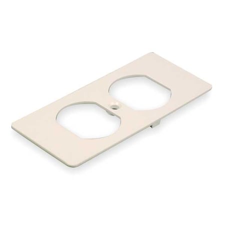 Legrand Duplex Receptacle Cover, Ivory 5507D