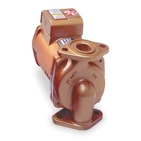 BELL & GOSSETT Hydronic Circulating Pump, 1/6 hp, 115V, 1 Phase, Flange Connection 1BL017LF