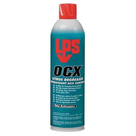 Lps Degreaser, 15 wt oz. Aerosol Can, Liquid, Clear 05020