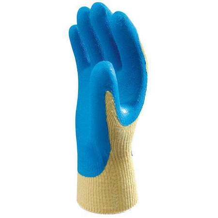 SHOWA Cut Resistant Gloves, Yellow/Blue, XL, PR KV300XL-10