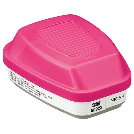 3M Combination Cartridge, Bayonet, P100, PK2 60922