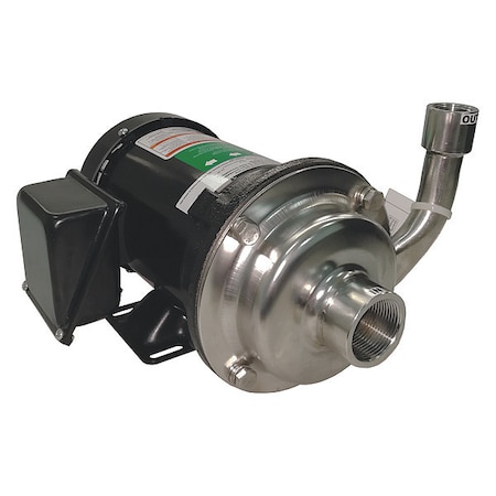 DAYTON Pump, 1 HP, 208-230/460V, 5.3-5.0/2.5 Amp 4JMX3