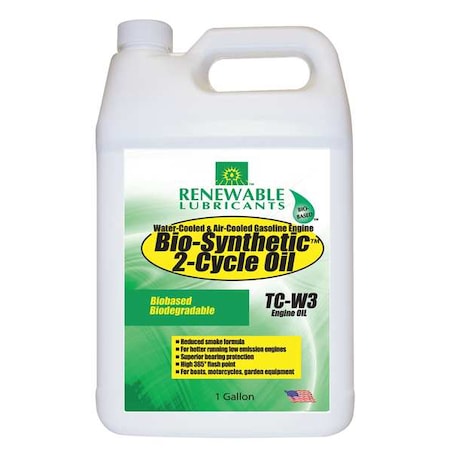 Renewable Lubricants 2-Cycle Engine Oil, 1 Gal., SAE 20 85203