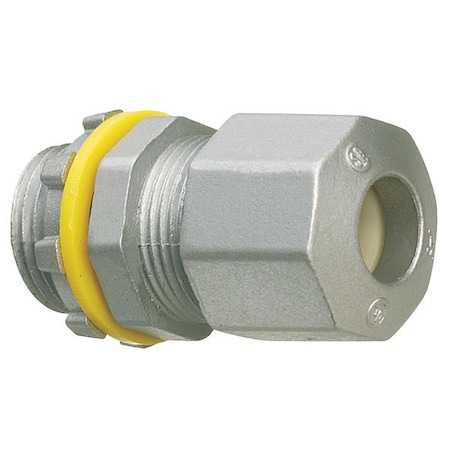 Arlington Liquid Tight Connector, 1/2in., Silver LPCG50Z