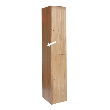 Hallowell Locker End Panel, Wood, D 18 In, H 72 In WCEP1872W-RO