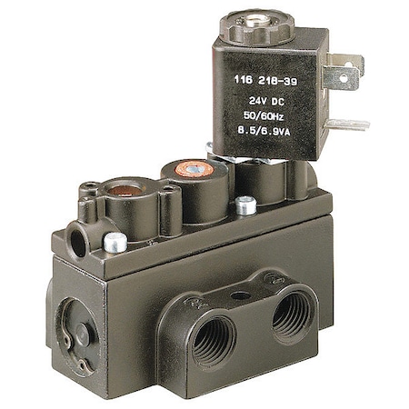 Aro Solenoid Air Control Valve, 1/4 In, 24VDC A212SS-024-L