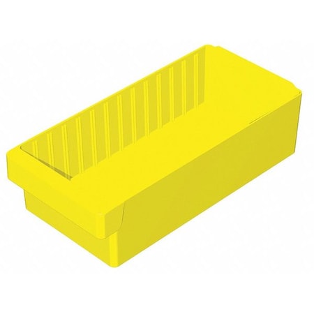 Akro-Mils Drawer Bin, Industrial Grade Polymer, Yellow 31188YEL
