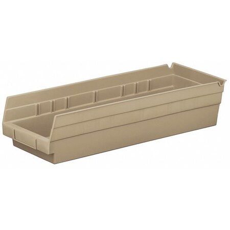 Akro-Mils Stack Bin, Industrial Grade Polymer, Sandstone 30138RECYSS