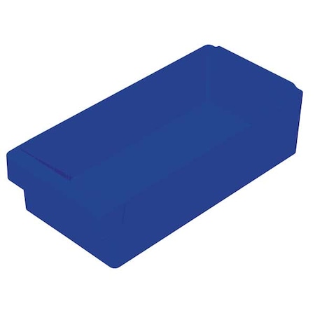 Akro-Mils Drawer Storage Bin, Plastic, Blue, 4 5/8 in H, 8 3/8 in W, 17 5/8 in L 31188BLU