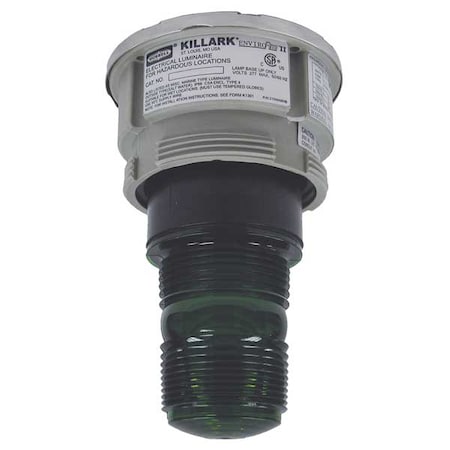 Hubbell Killark Strobe Light, Xenon, 120V AC, 60, 80 FPM, 4 3/4 in Dia. NVSZMFG01G