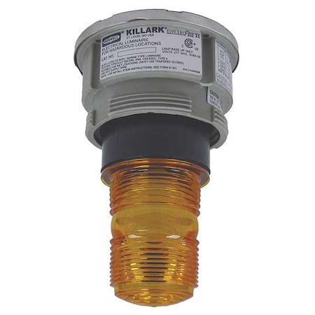 Hubbell Killark Strobe Light, Xenon, 12 to 80V DC, 24V AC, 60, 80 FPM, 4 3/4 in Dia. NVSZMFG26A