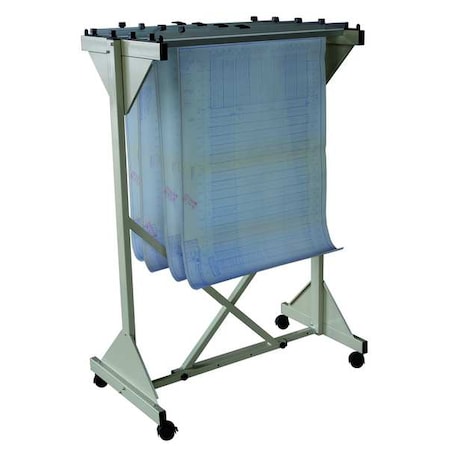 Zoro Select Drop/Lift Mobile Plan Center fits 24" to 42" Clamps 4KH75