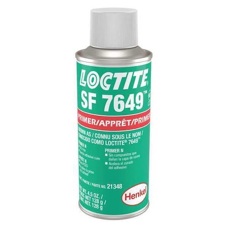 LOCTITE Primer and Activator SF7649, 4.5 fl oz, Aerosol Can, Green 209715