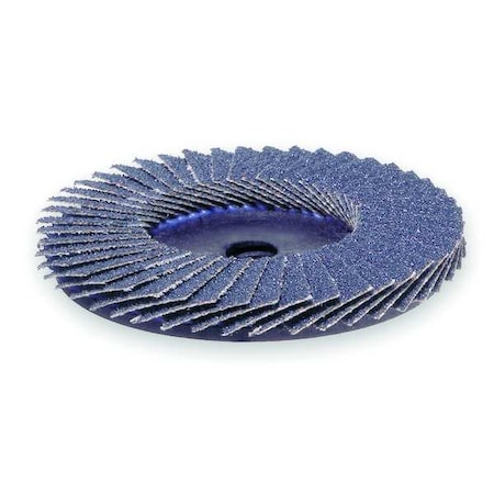 WEILER Abrasive Flap Disc, 3in, 80, Medium 97630