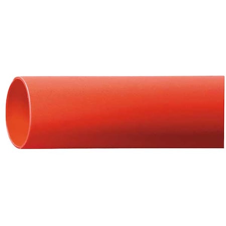 3M Adhesive Lined Heat Shrink Tube, Thin Wall, 3:1 I.D. Shrink Ratio, 0.5 in I.D. Before Shrinking, 10 PK EPS300-1/2-6"-RED-10-10 PC PKS