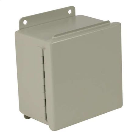 Wiegmann Screw Clamps Electrical Enclosures, 8 in H, 3-1/2 in D, 6 in W, 12, 13, Steel B080603CH
